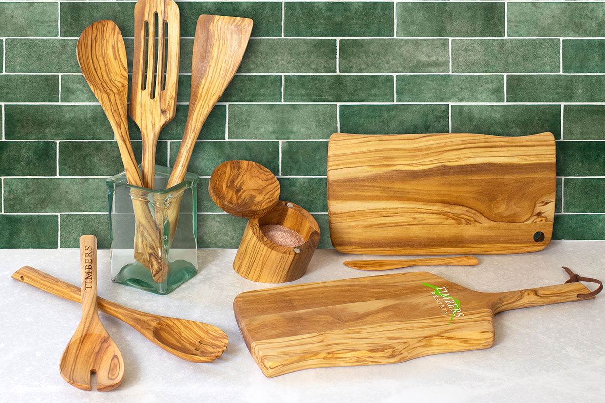 Olive wood is a very high end material that shows how truly quality your brand is.
