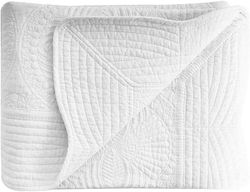 Toddlers Quilt Embroidery Scalloped Blanket 36" x 45" Newbor