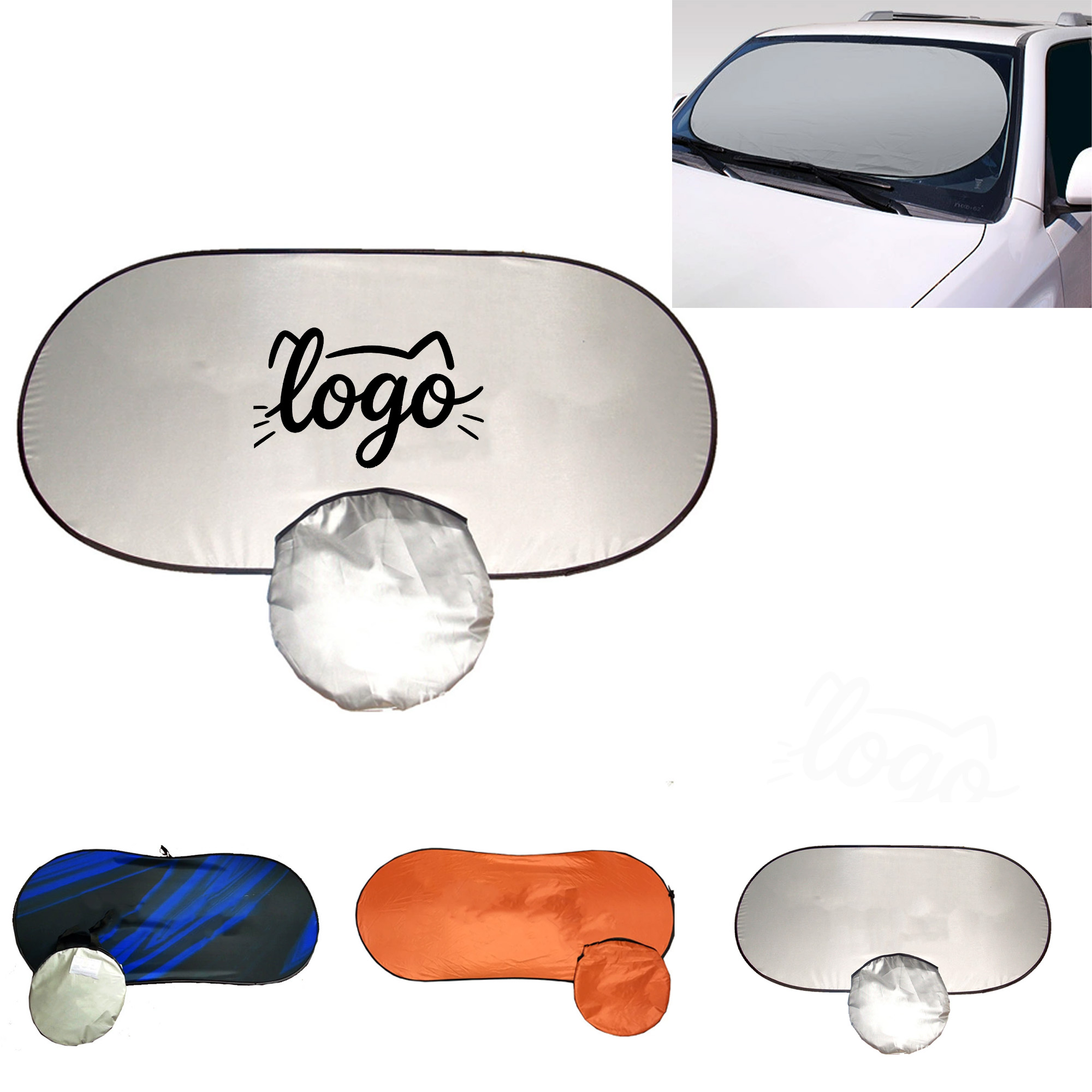 Premium Foldable Car Windshield Sun Shade 2