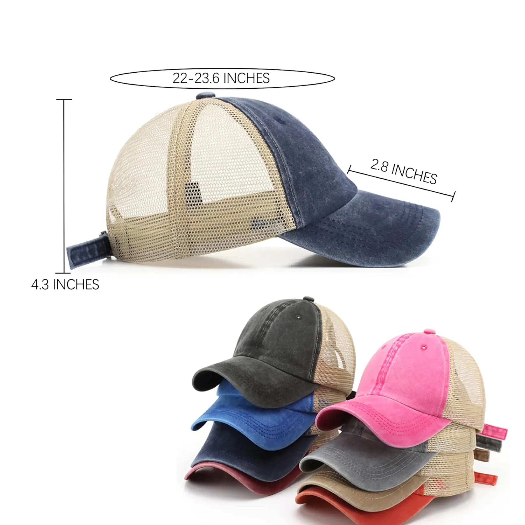 Vintage Unstructured Trucker Hat 18