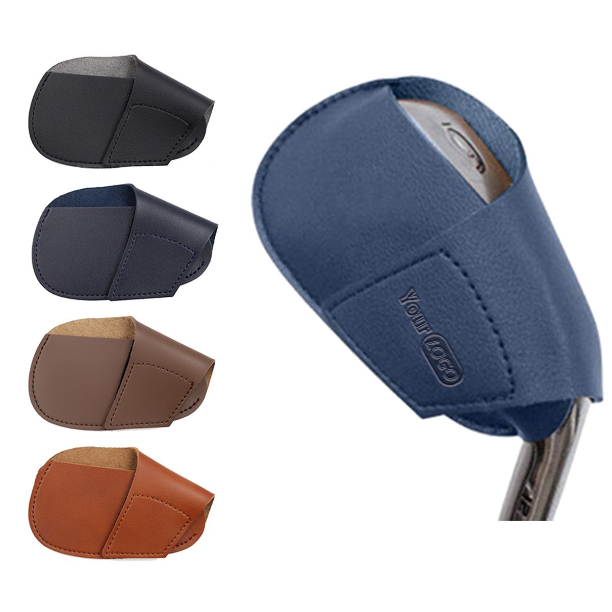 PU Leather Golf Club Headcover with Secure Closure