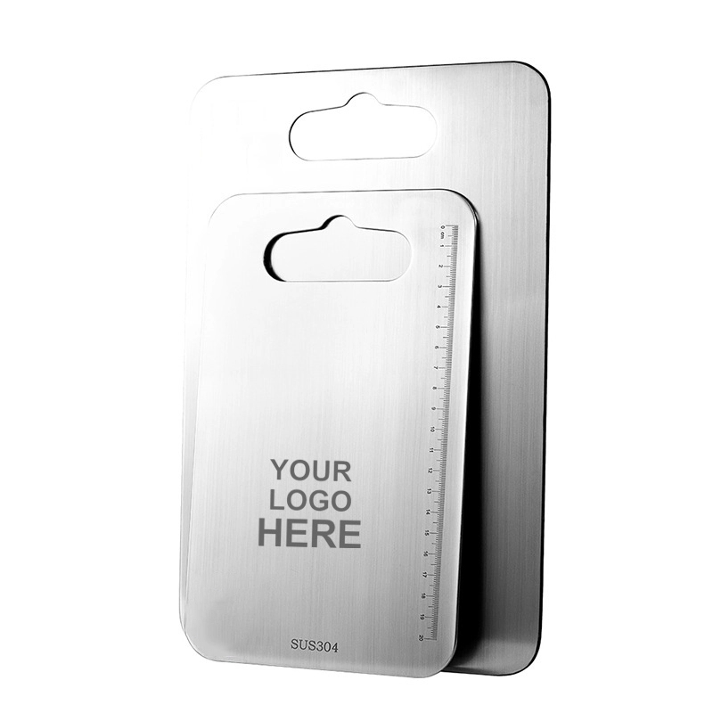 Non-Slip Stainless Steel Cutting Board