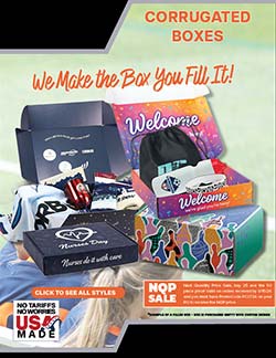 Corrugated boxes sales flyer
