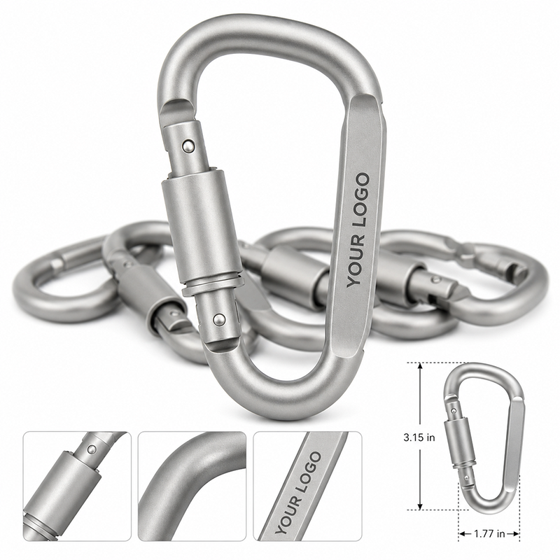 Titanium Screw Lock Carabiner Outdoor Edc Key Hook