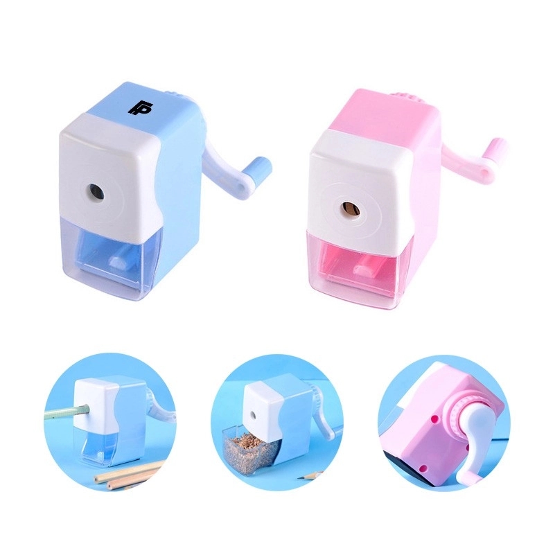Hand-driven Pencil Sharpener with Lid