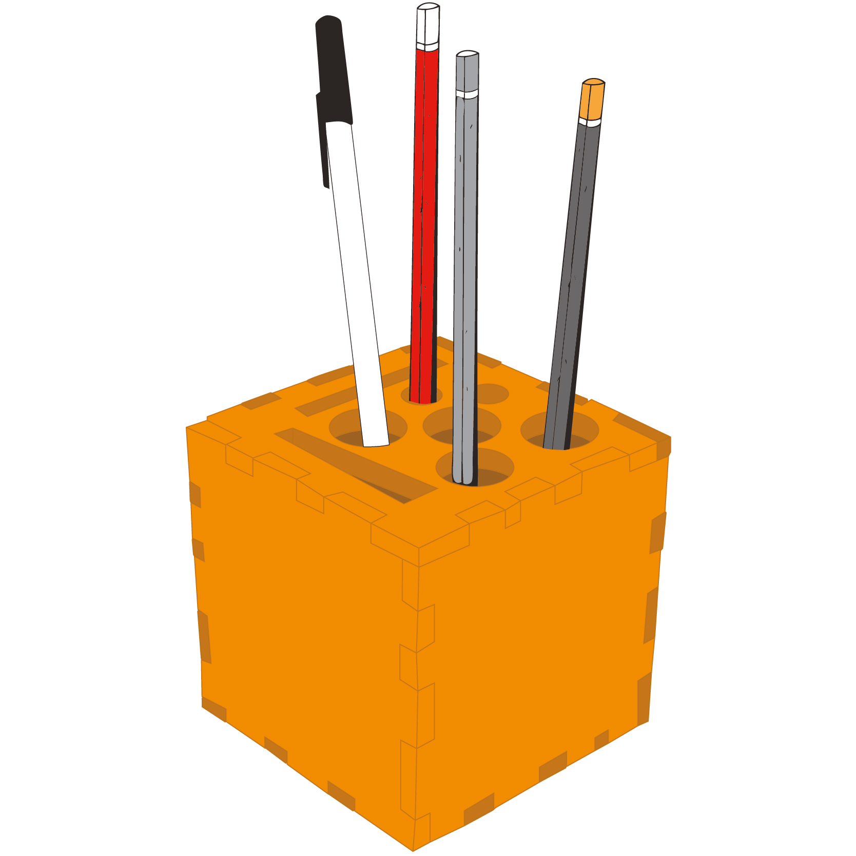 3" Puzzle Cube Organizer 31