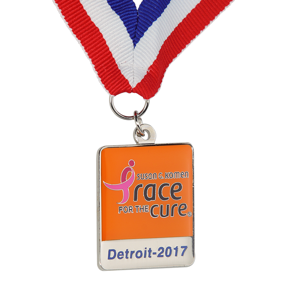 Iron Imitation Cloisonn Medal