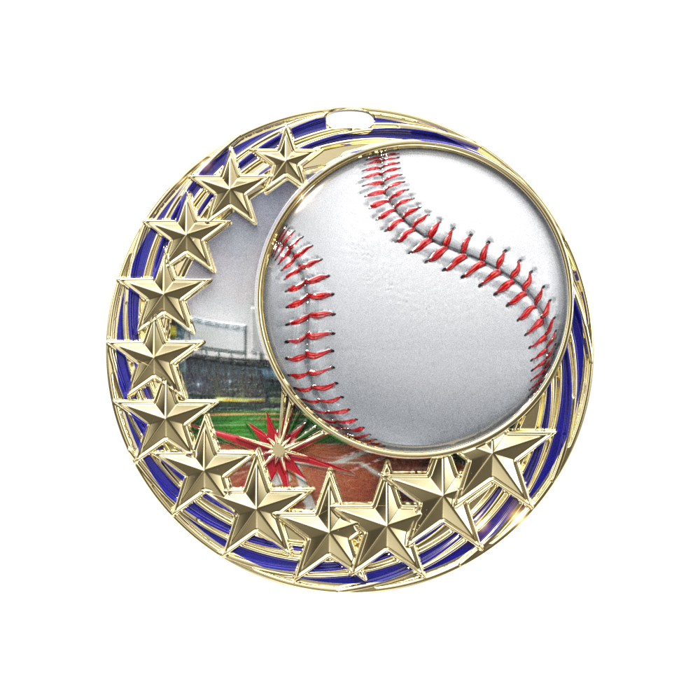 Star Blast Medal - Baseball