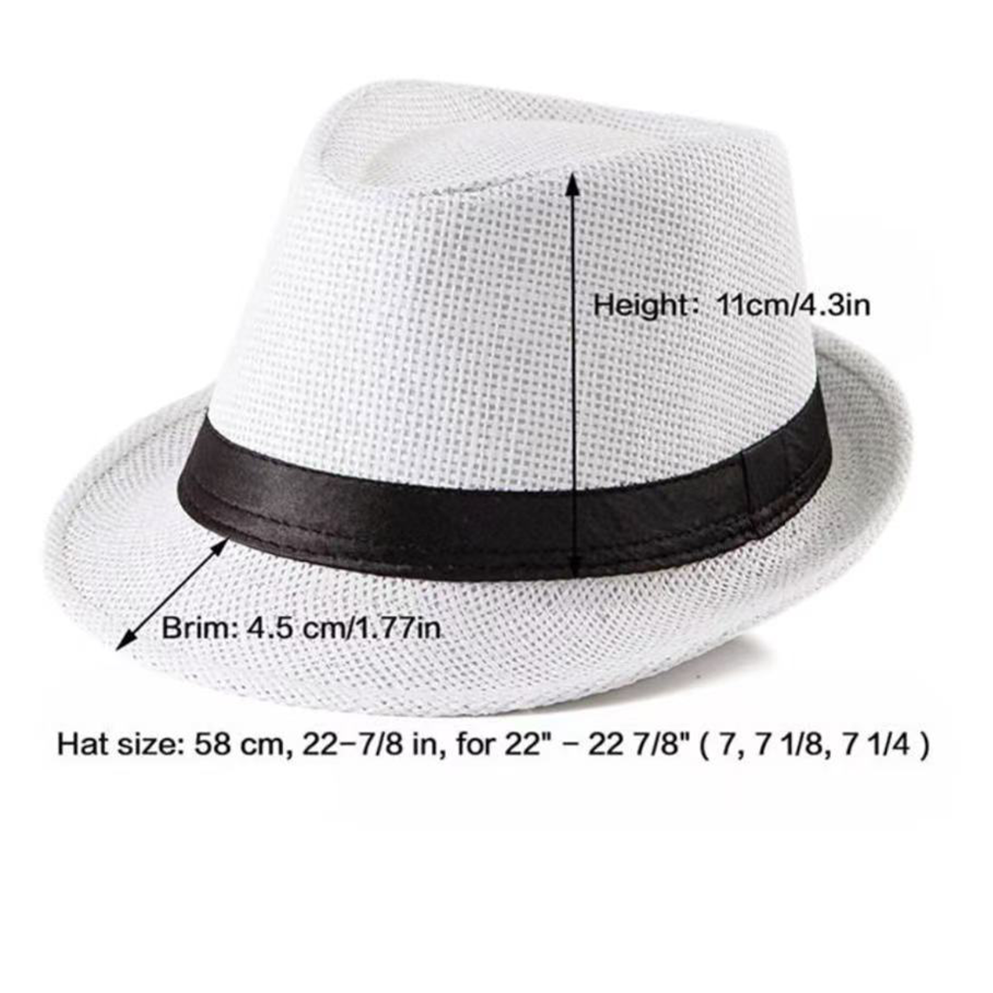 Eco-Friendly Natural Straw Fedora 2