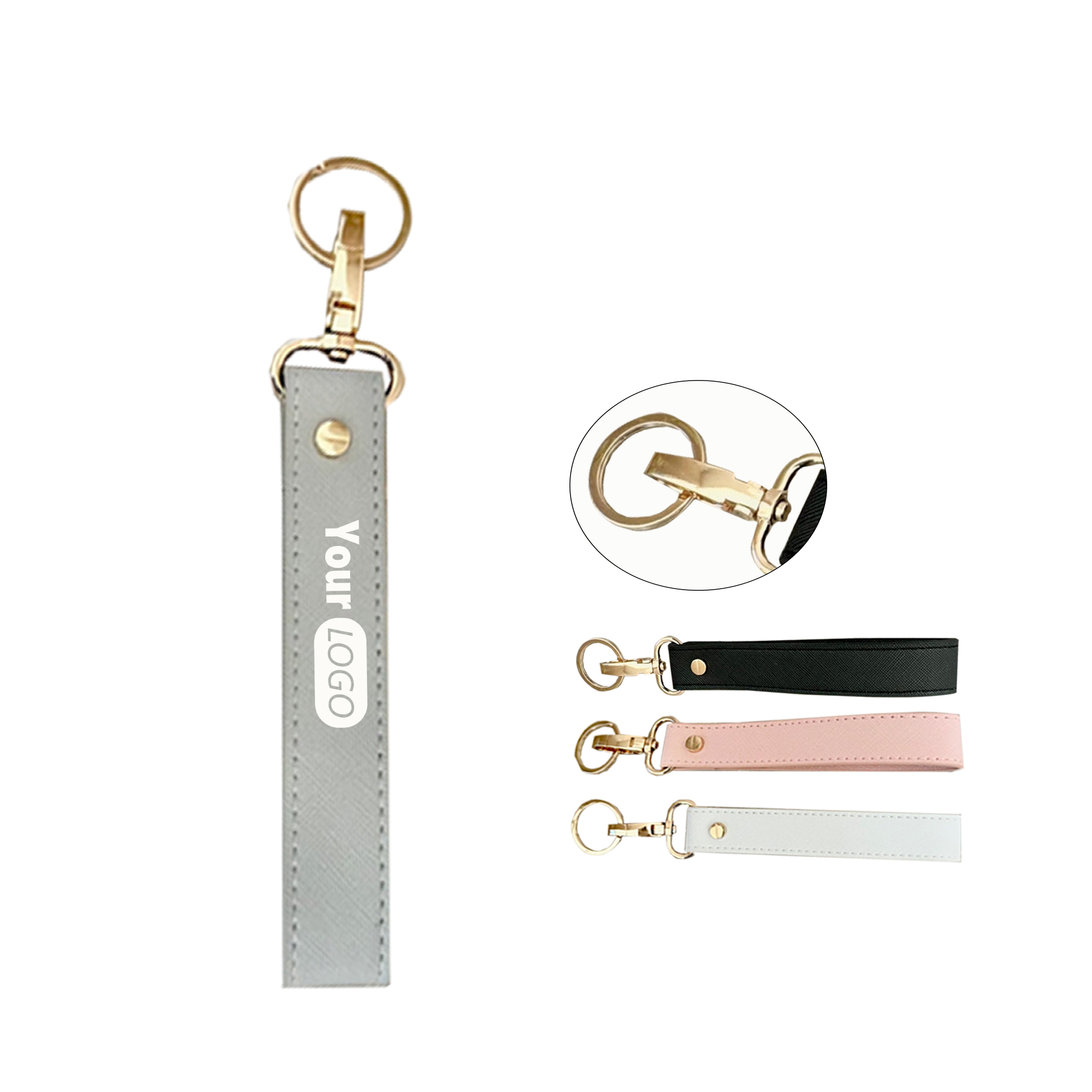 Custom PU Leather Keychain 8