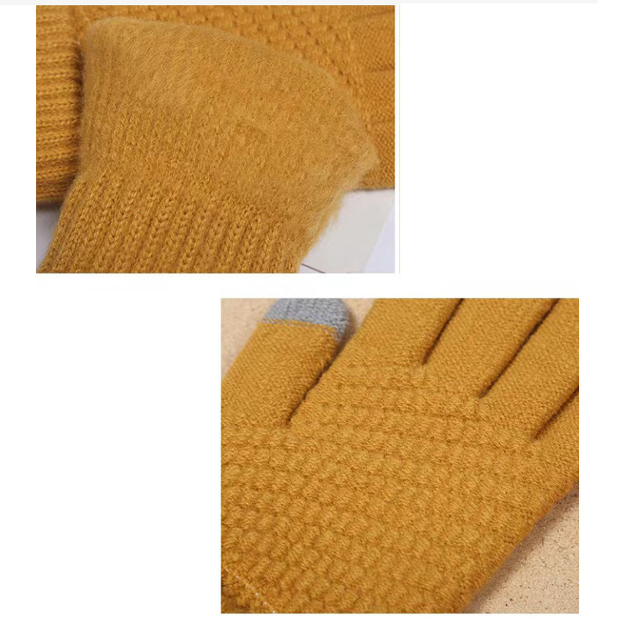 Wool-Blend Winter Gloves for Women, Soft & Cozy Cold Weather Wear 7