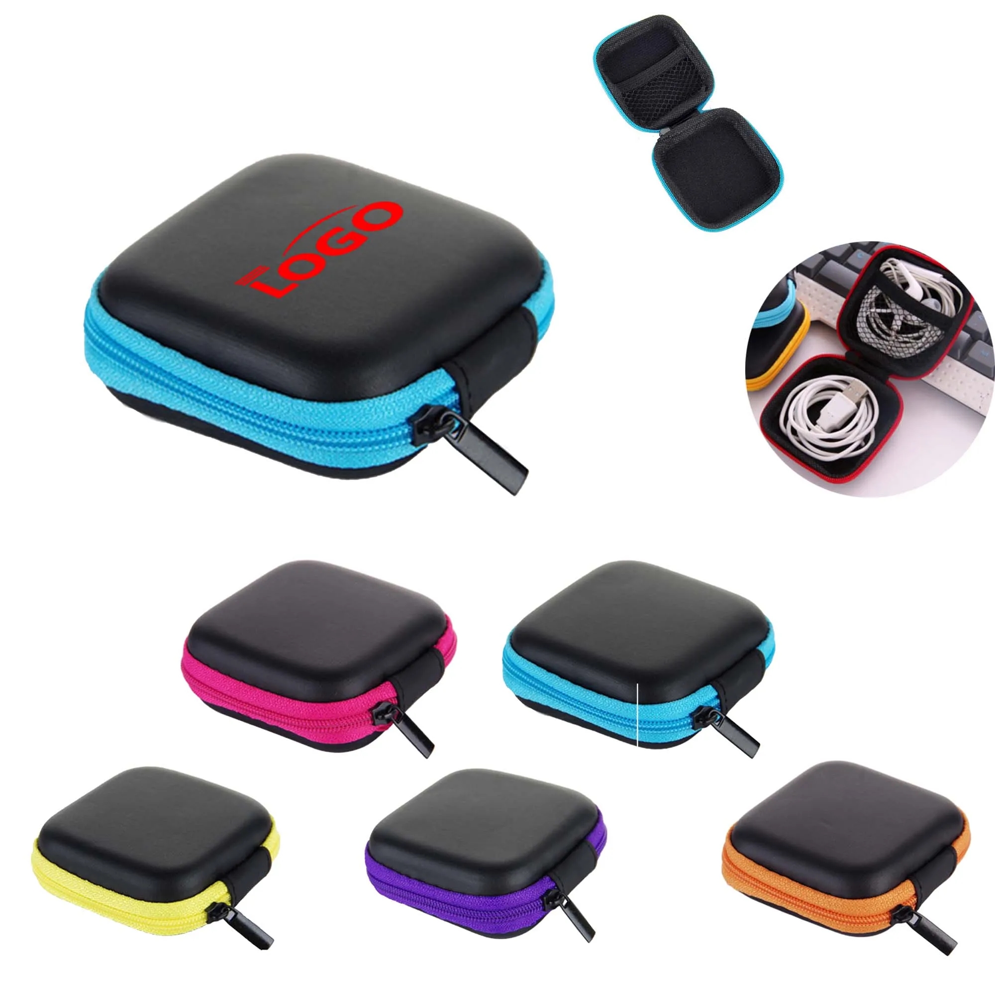 Portable Headphone Cable Storage Bag