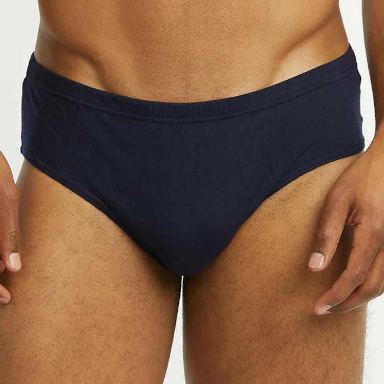 Men's Bikini Briefs - Medium Assorted Solids 3 Pack 3