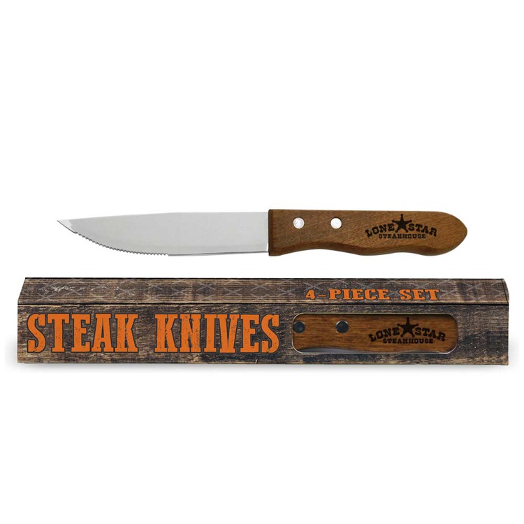 Wood Jumbo Steak Knife Set DKWKS Basic