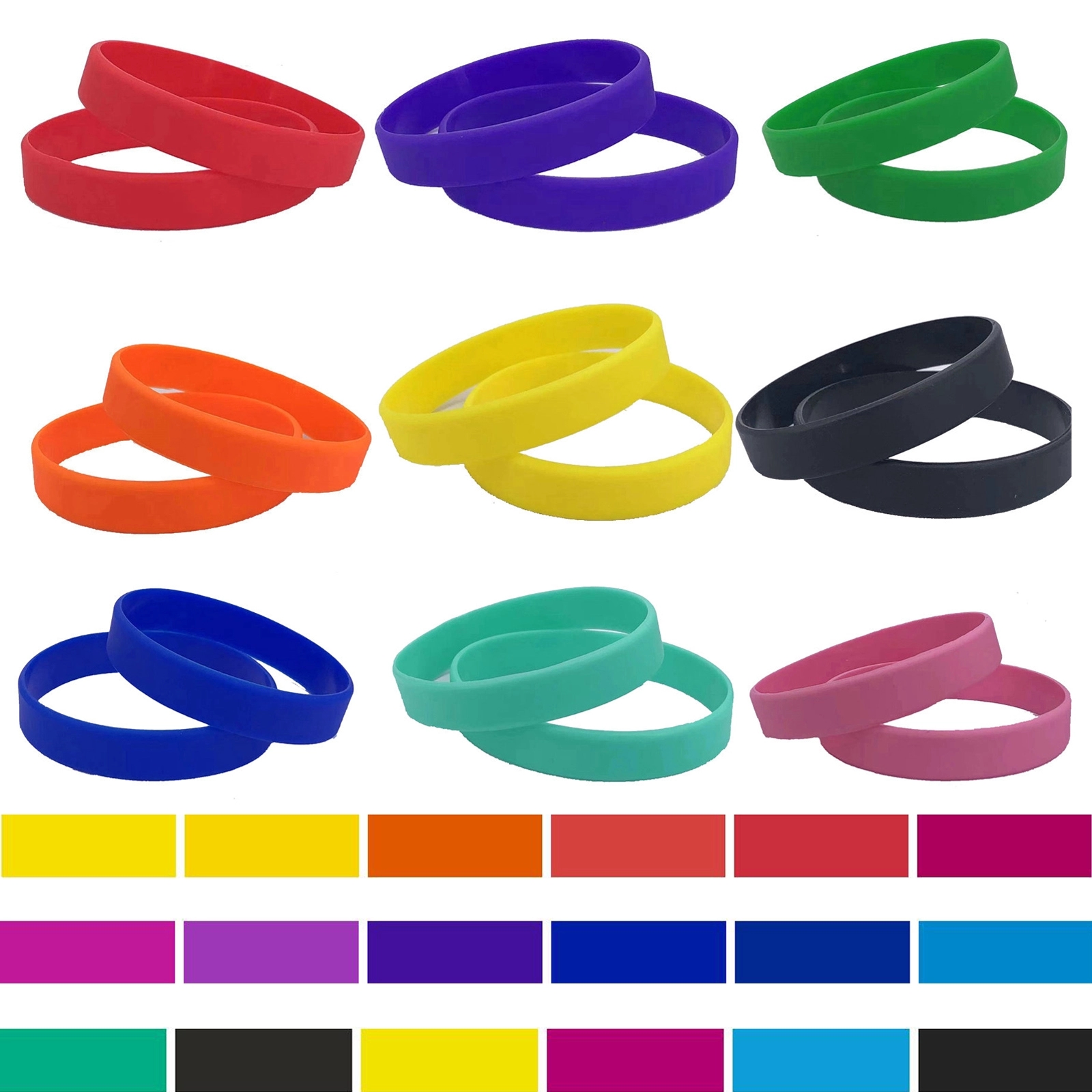Colorful Silicone Wristbands 4