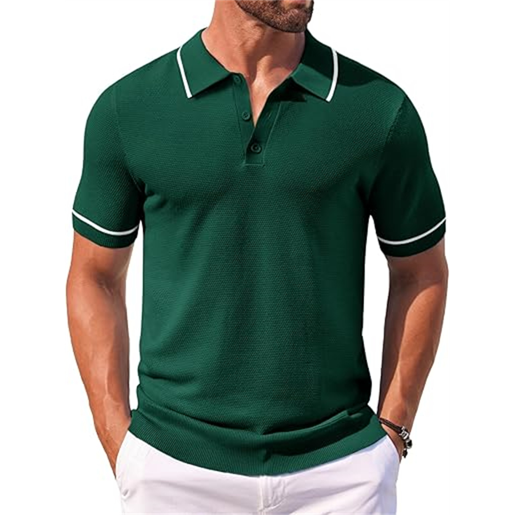 Men's Knit Golf Polo Shirt 34