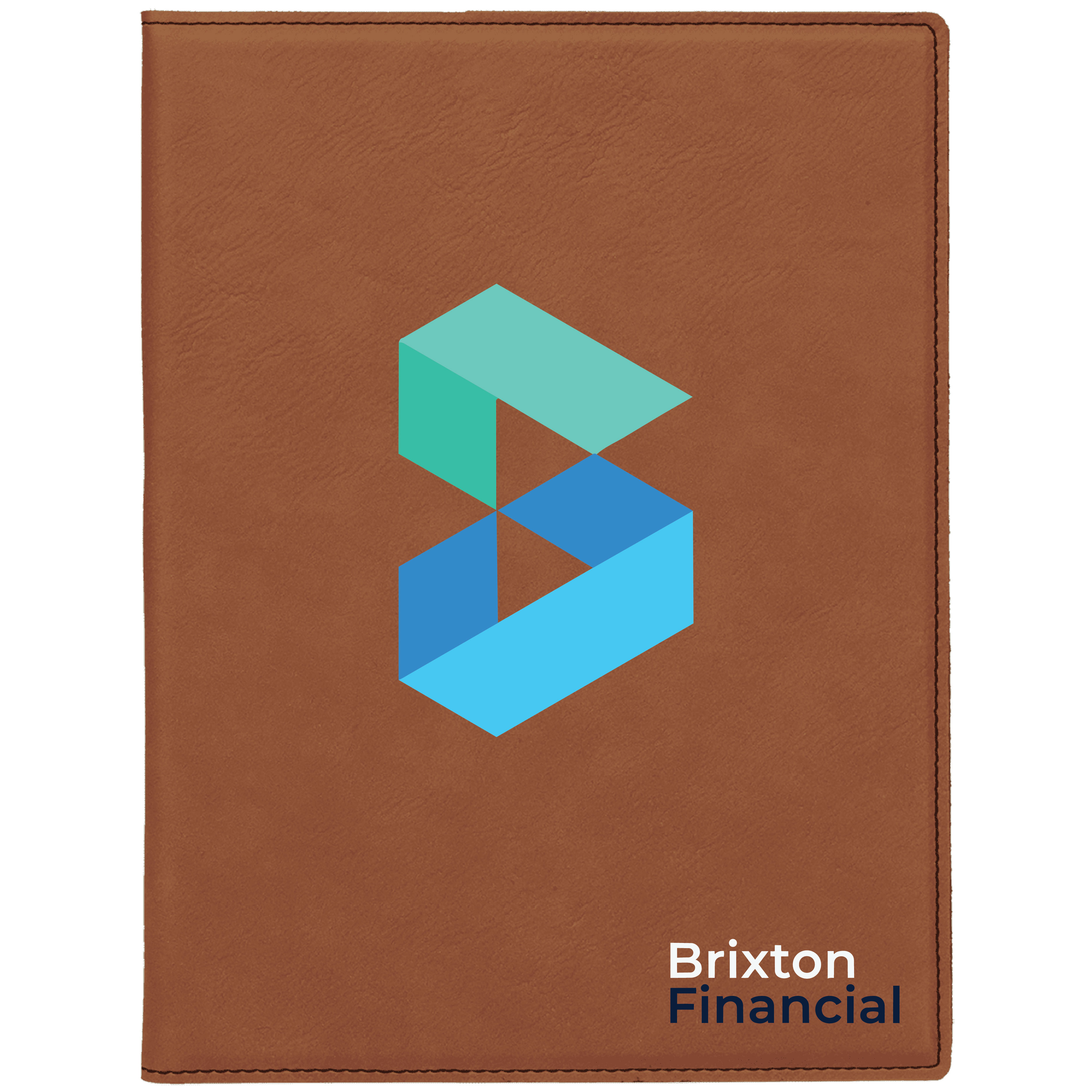 9" x 12" Leatherette Rawhide Portfolio