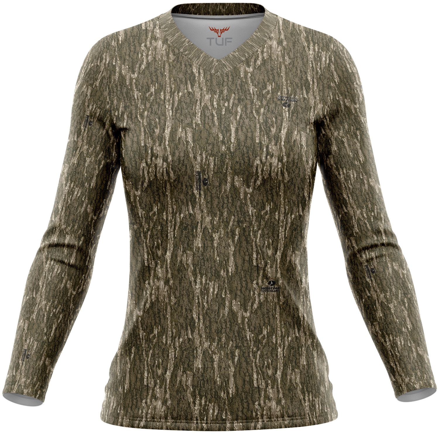 Mossy Oak® Women's 4.4 oz. Polyester Interlock Long Sleeve T-Shirt