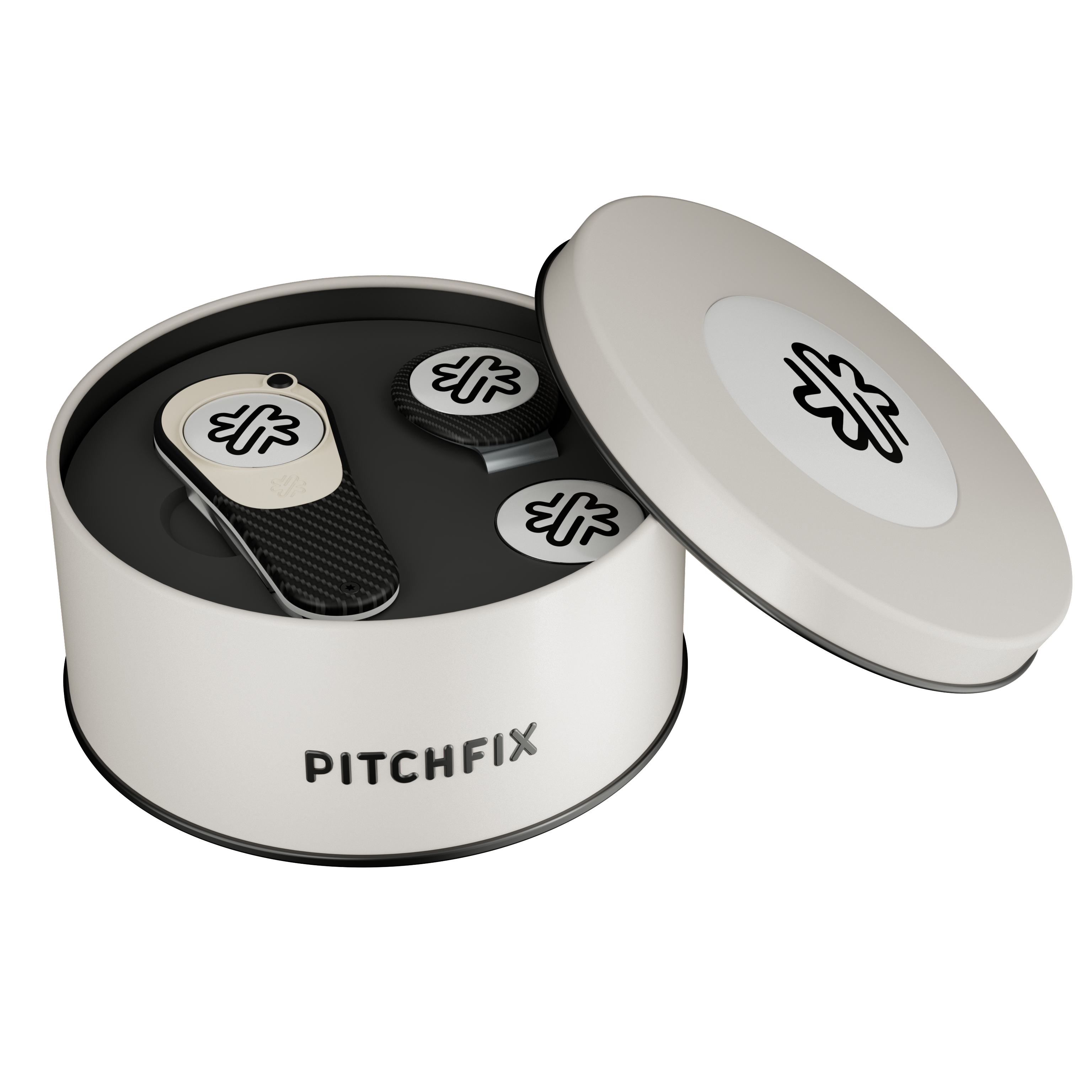 Pitchfix Icon Golf Divot Tool in Round Tin 11