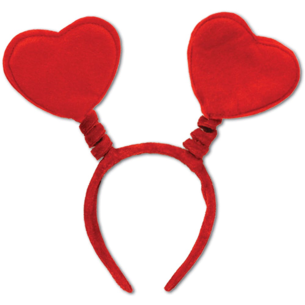 Heart Boppers Headbands - Red 2