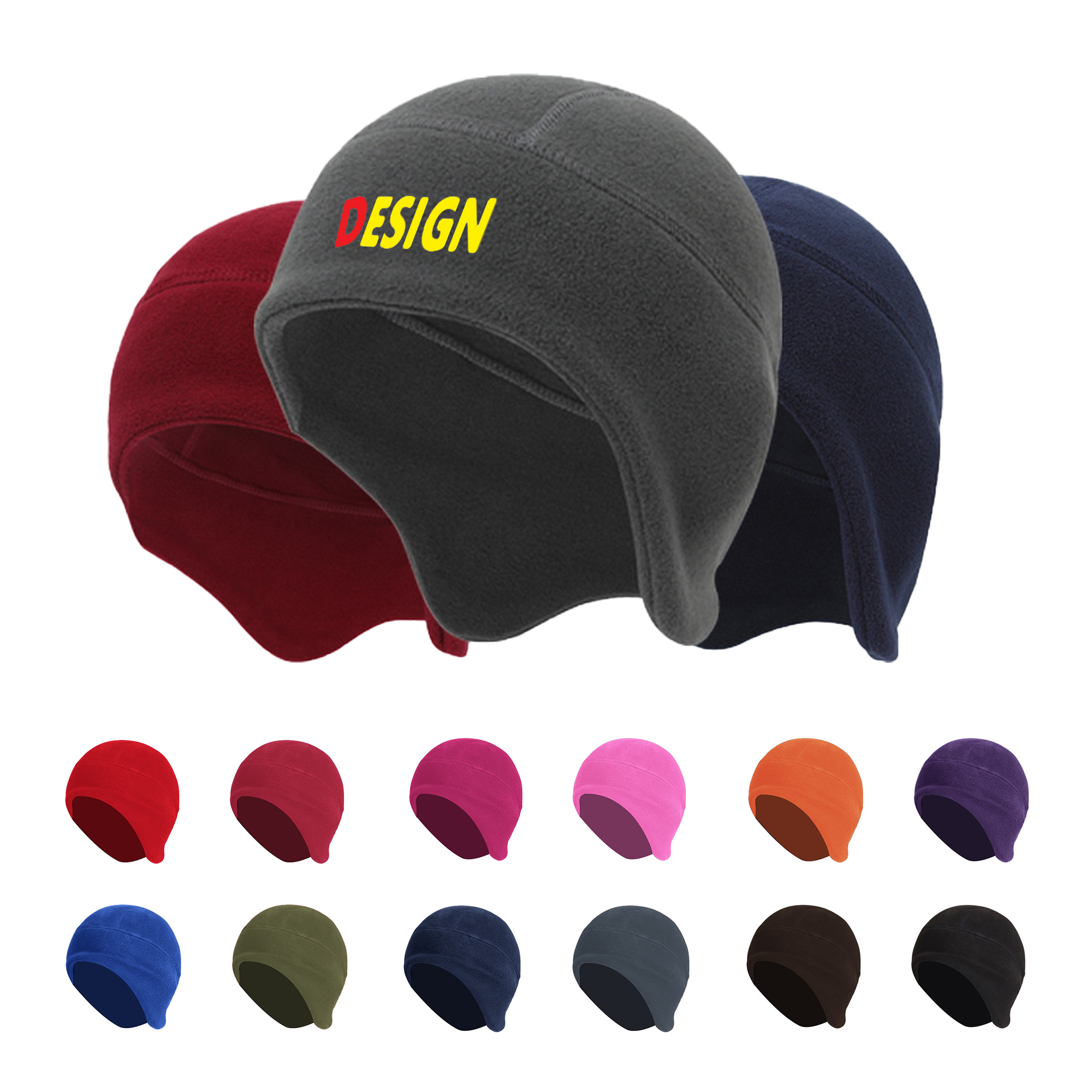 MOQ50 Polar Fleece Earmuff Cycling Cap