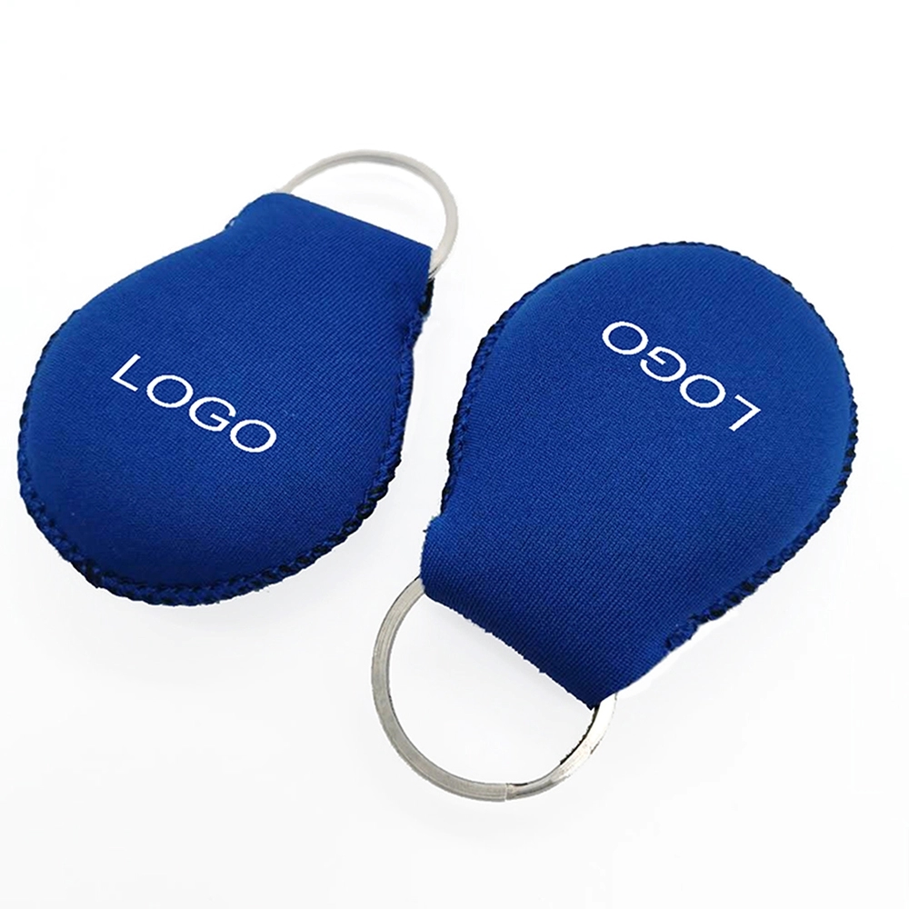 Round Neoprene Floating Key Tags
