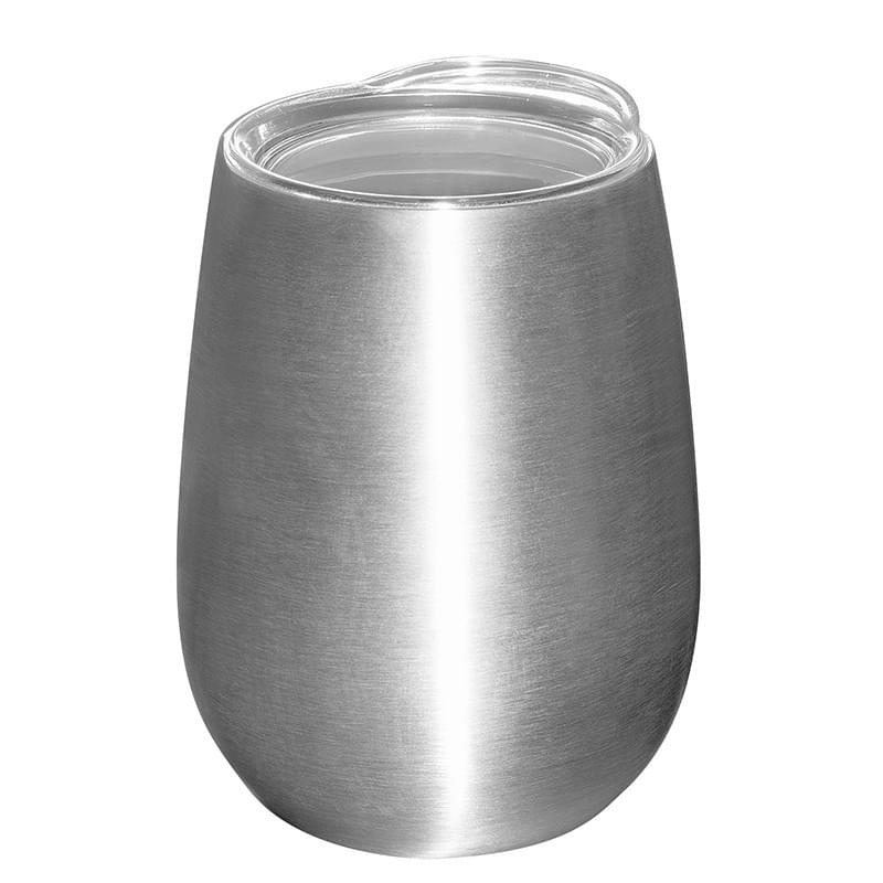 10 oz. Stemless Vacuum Wine Tumbler with Lid - Thumbnail 2