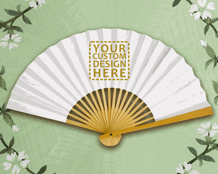 Personalized Paper Fan Front Print GCSPFW107