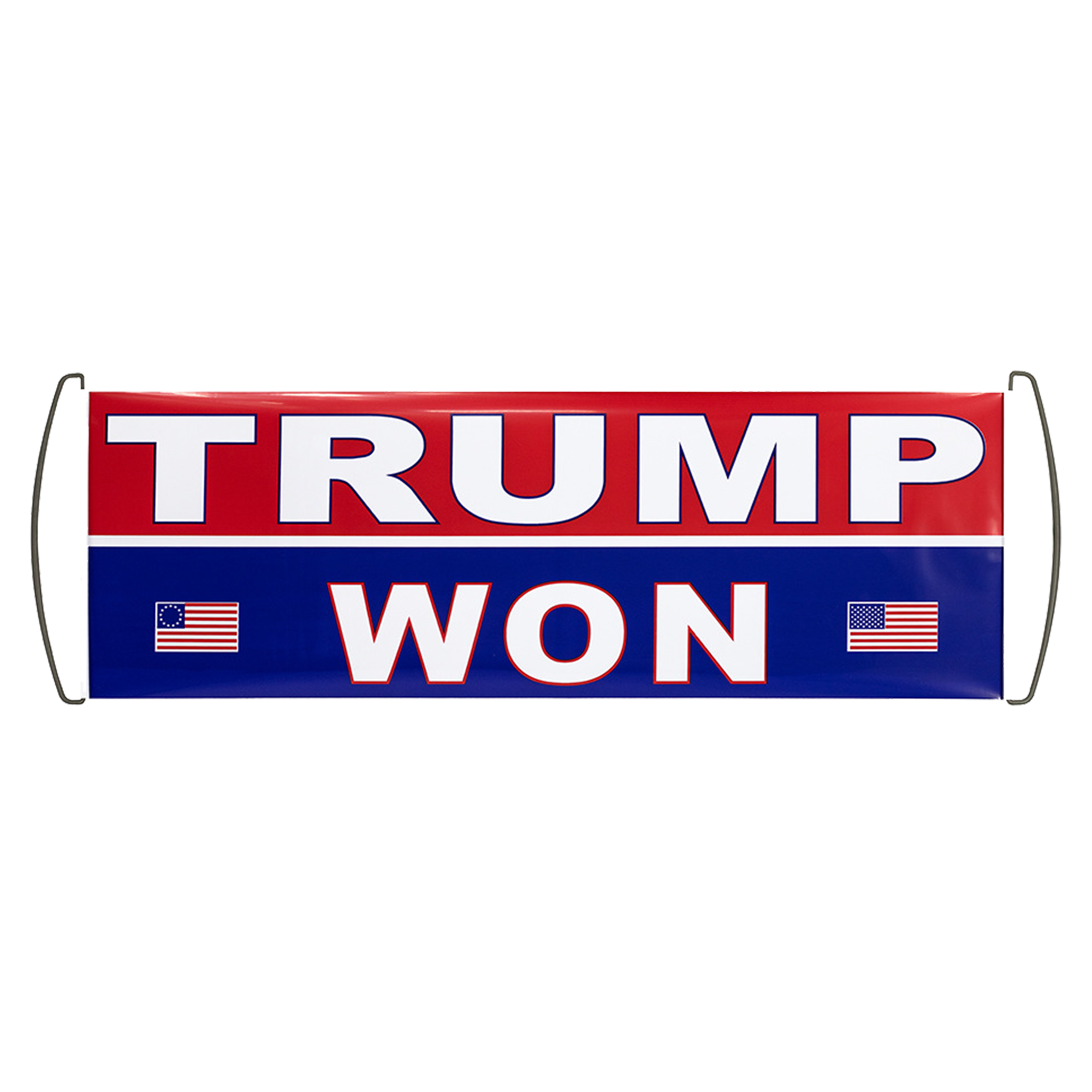 Retractable Hand Pull Flag Reusable Handheld Custom Banner 6