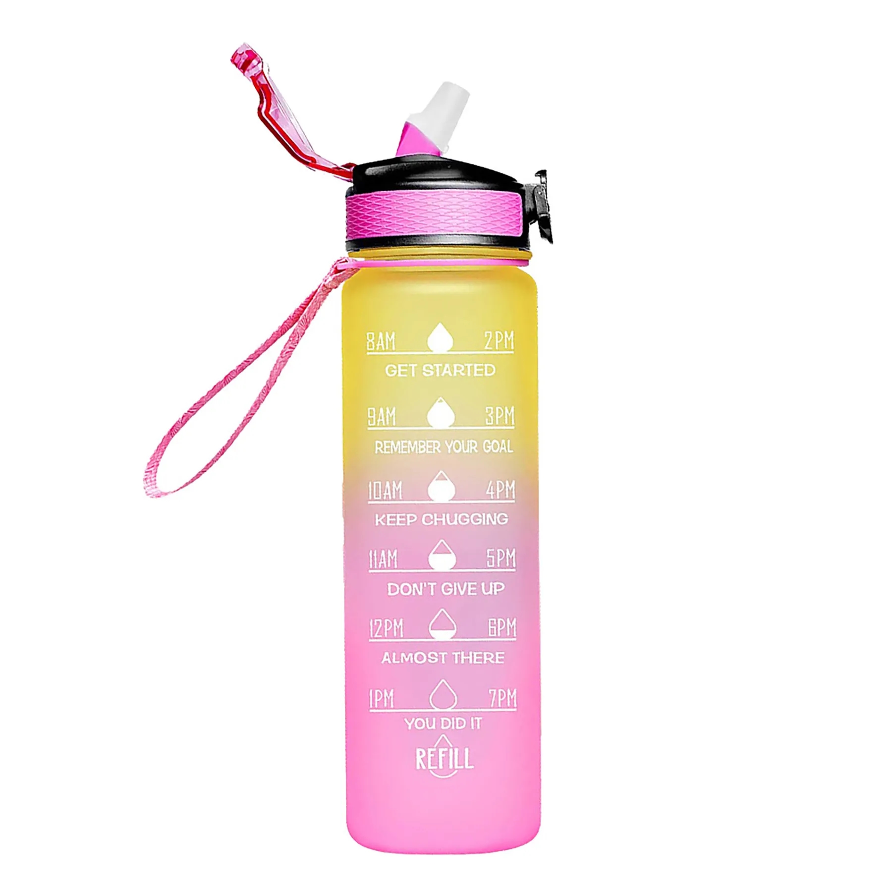 Sports Water Bottle with Time Marker 29