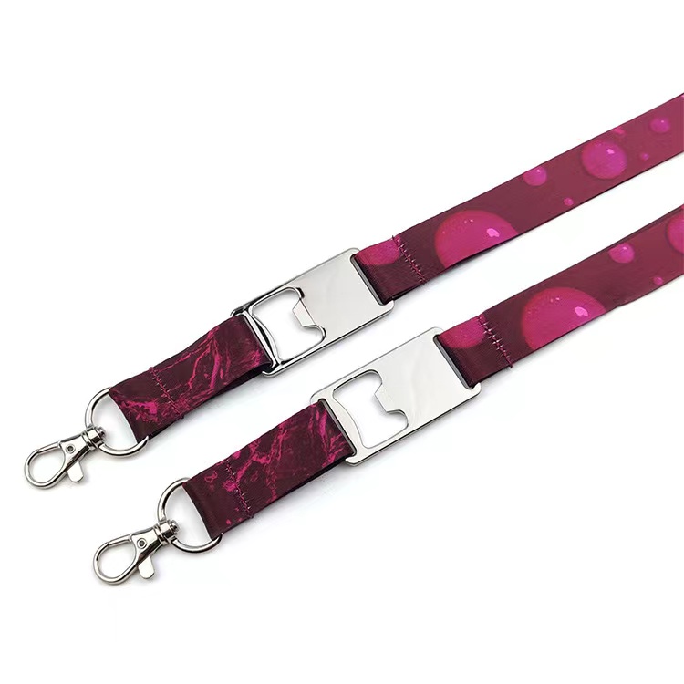 Polyester Personalized Lanyard With Bottle Opener 10