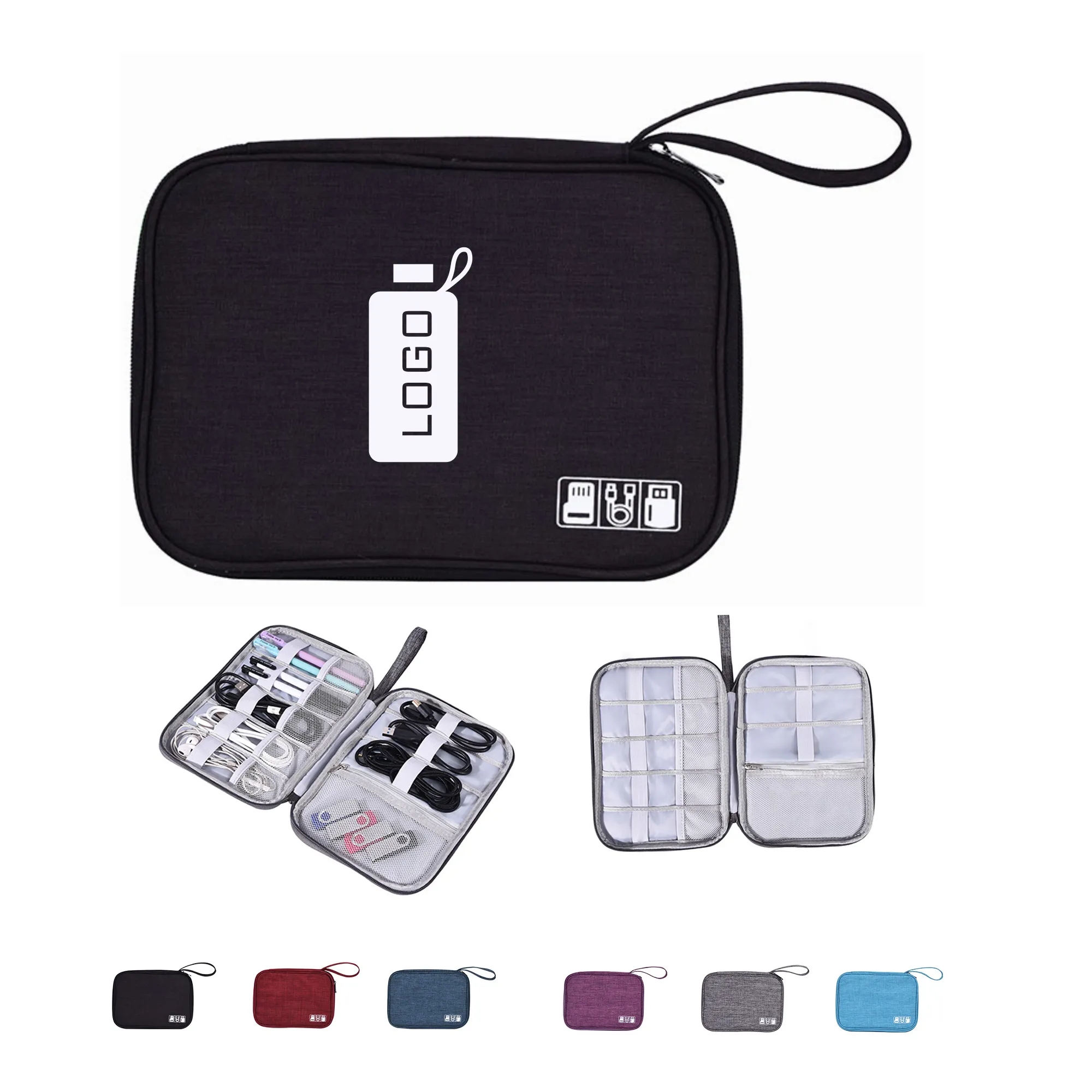 Protective Storage Data Cable Organizer Bag 13