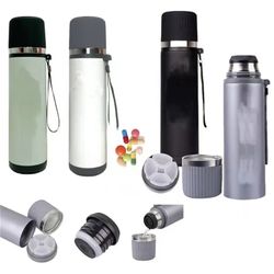 Rapid Cooling Travel Mug with Hidden Pill Box