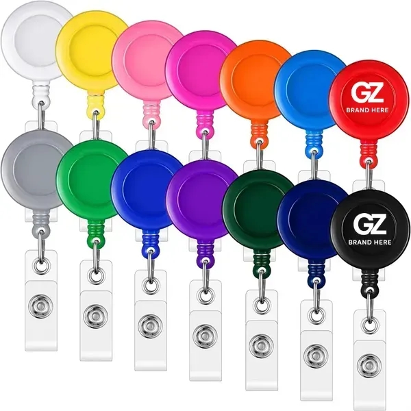 Retractable Badge Reels Plastic for conference campaigns