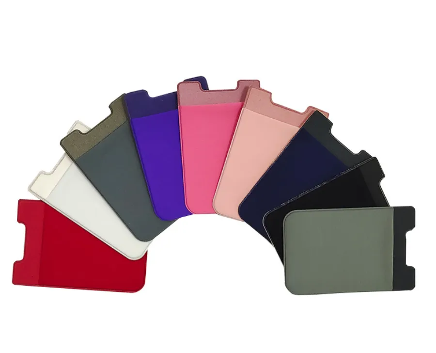 Adhesive silicone wallet