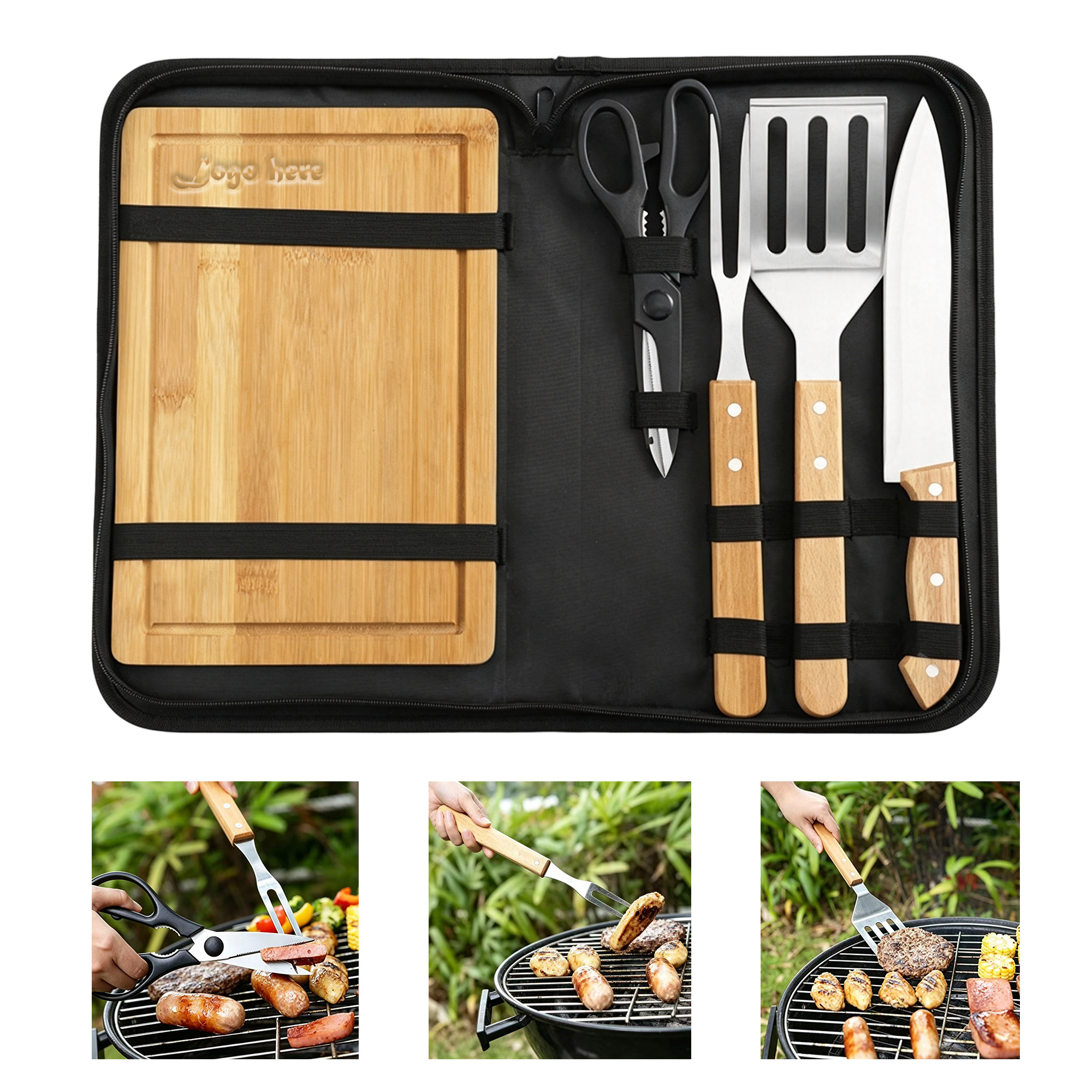 Stainless Steel Grill Tool Set