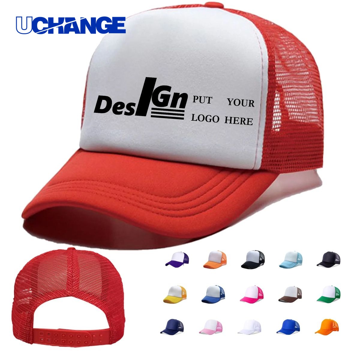 Foam Mesh Trucker Baseball Cap