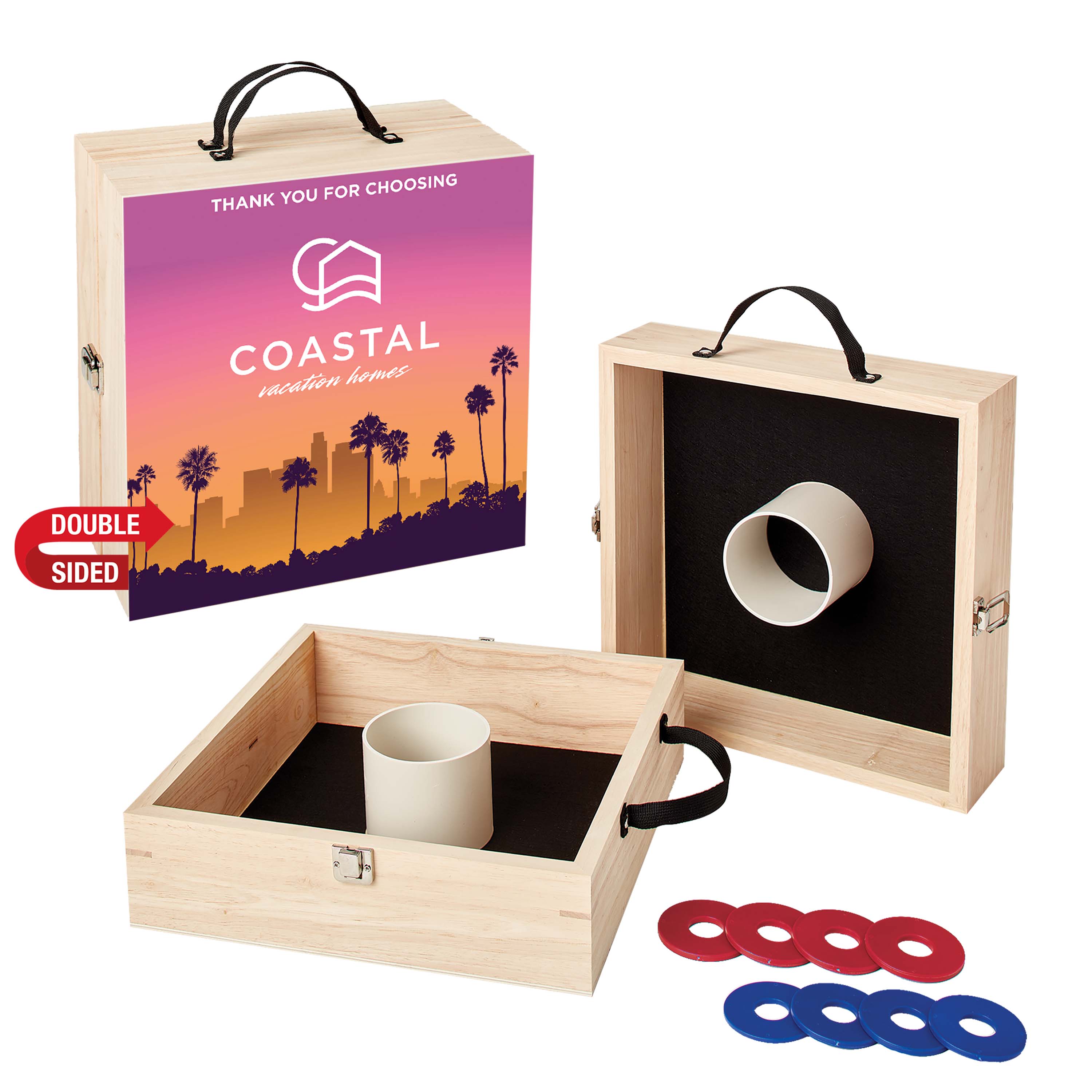 Washer Toss Game Double-Sided with 8 Washers 7