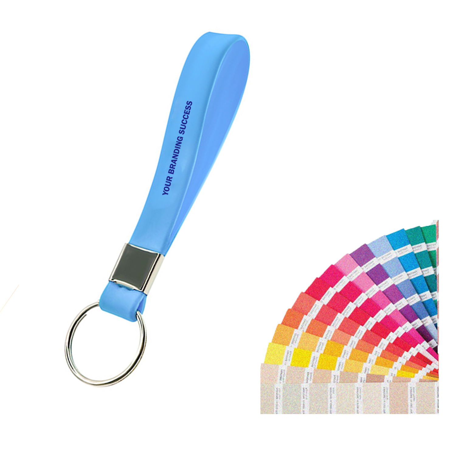 Silicone Bracelet Key Holder - Customizable Design