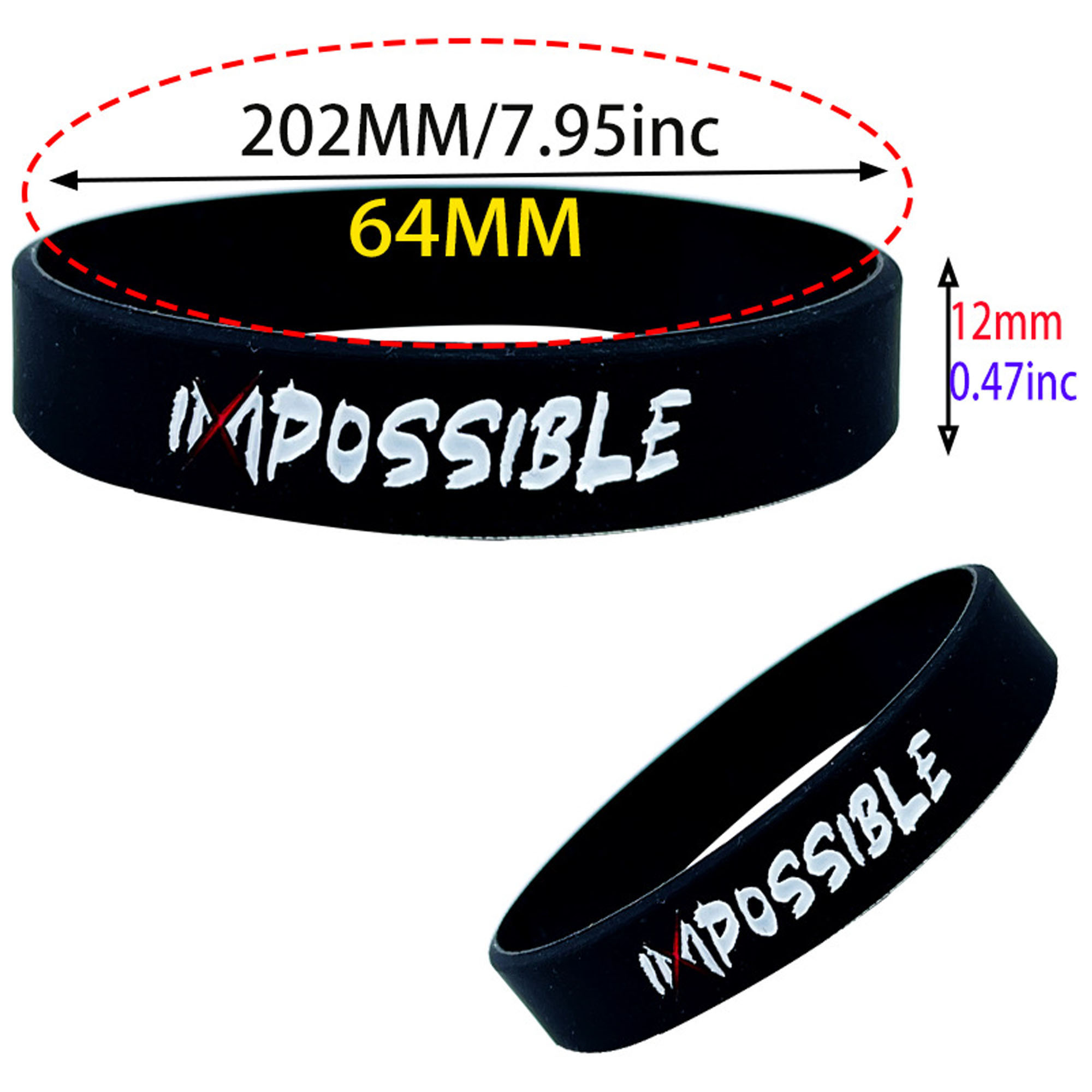 Custom Silicone Wristband with Your Brand Logo 10