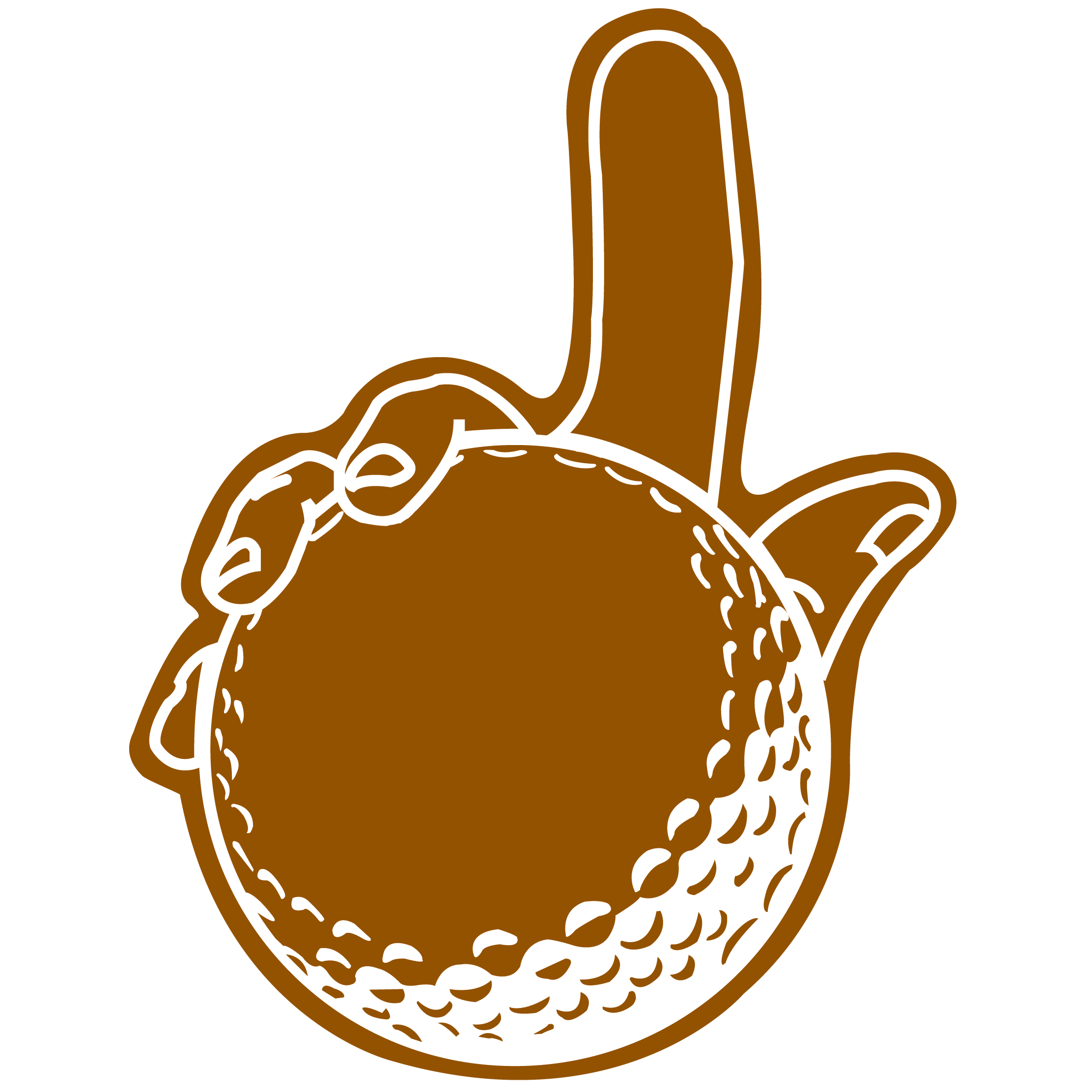 Large Golf Ball Hand 72