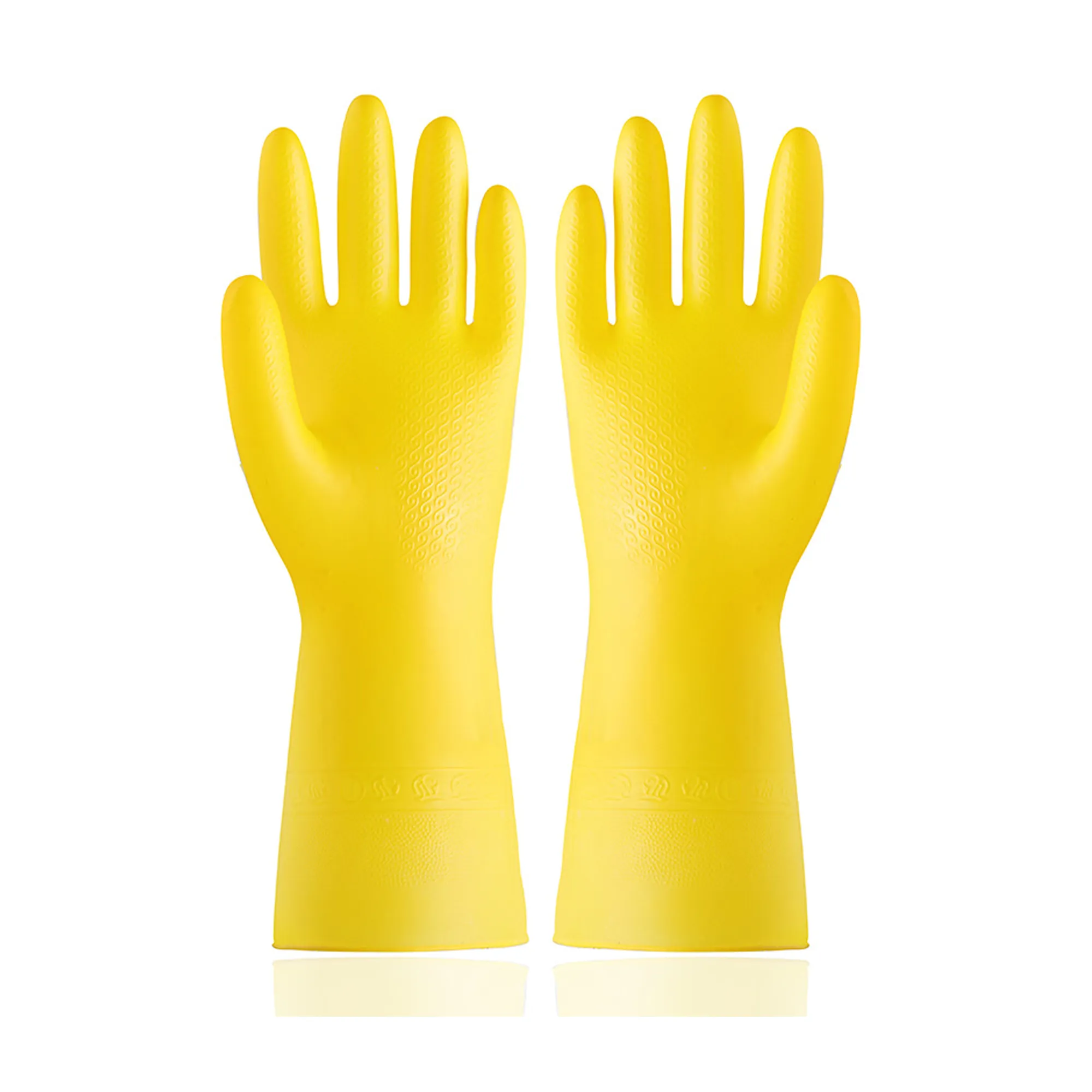 Mixing Color Kitchen Rubber Gloves 16