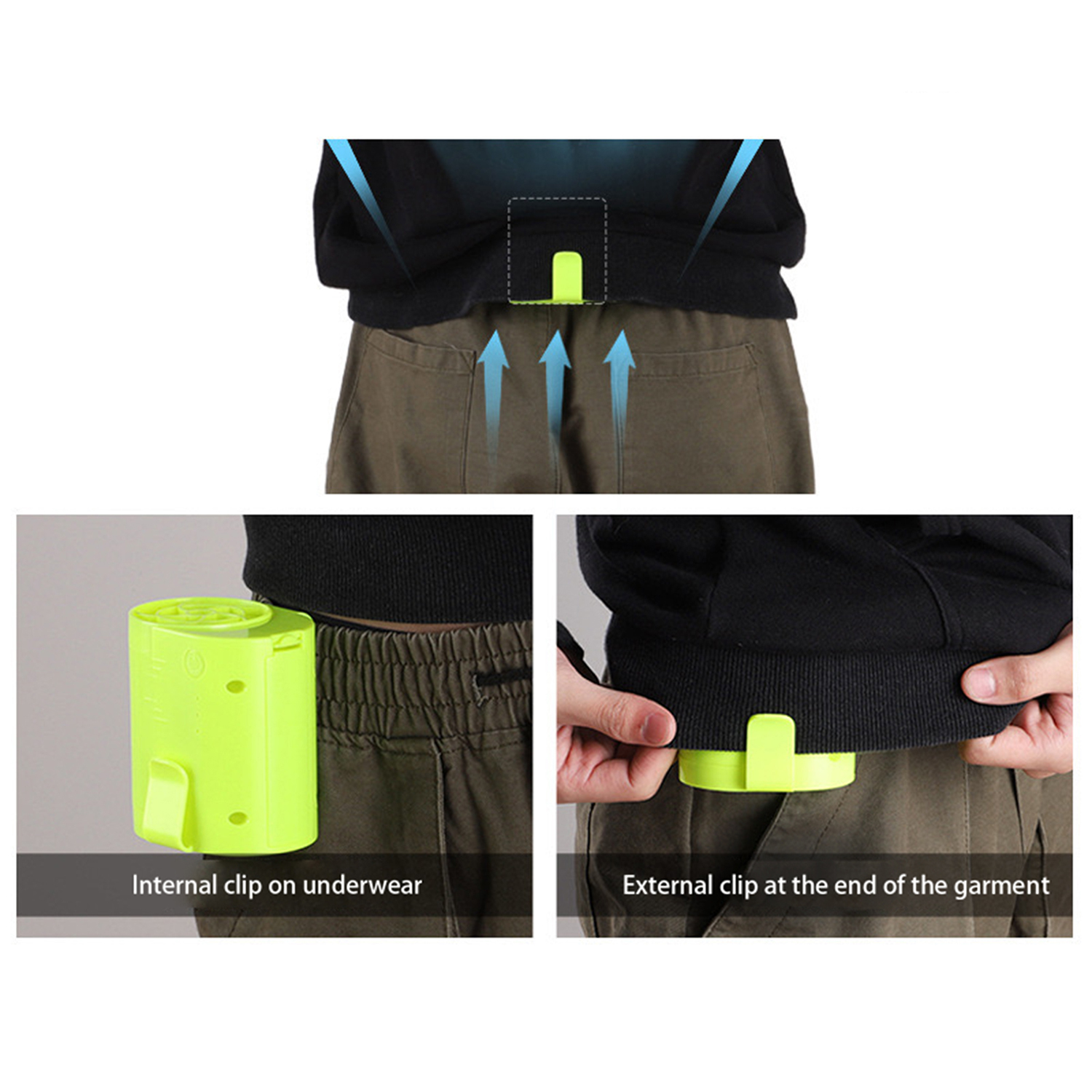 Abs Cool Off Anywhere Portable Waist Fan 7