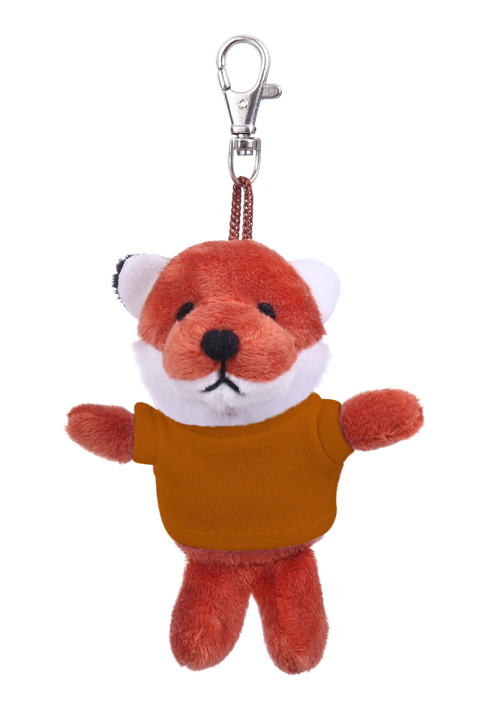 Soft Plush Fox Keychain with Tee 16