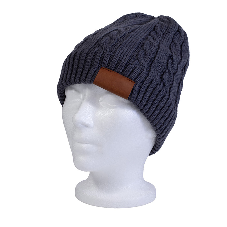 "THE COZY" Cable Knit Beanie With Fluffy Soft Lining 22