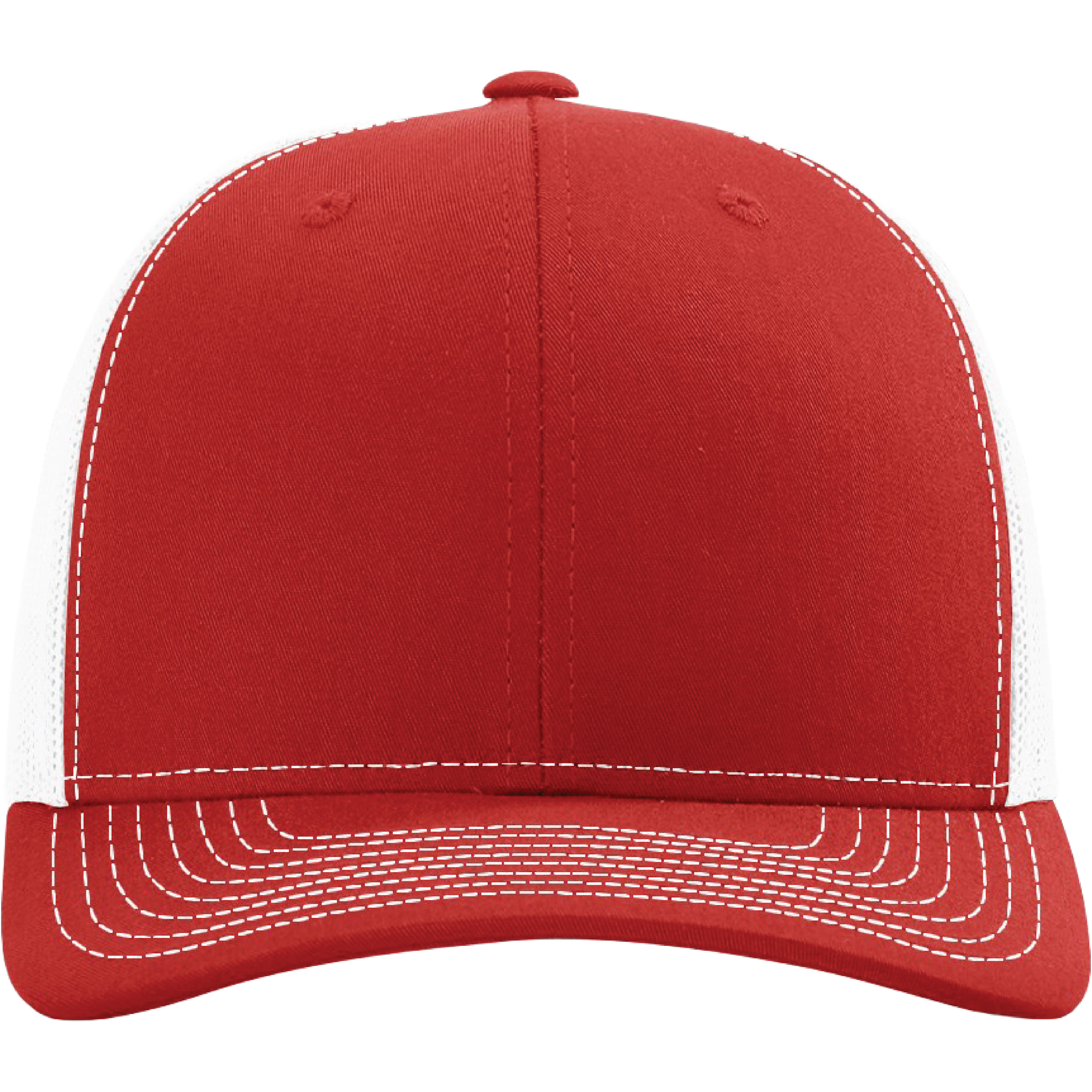 Richardson 112 6-Panel Snapback Trucker Hat w/Leatherette Adhesive Patches or Embroidery 305