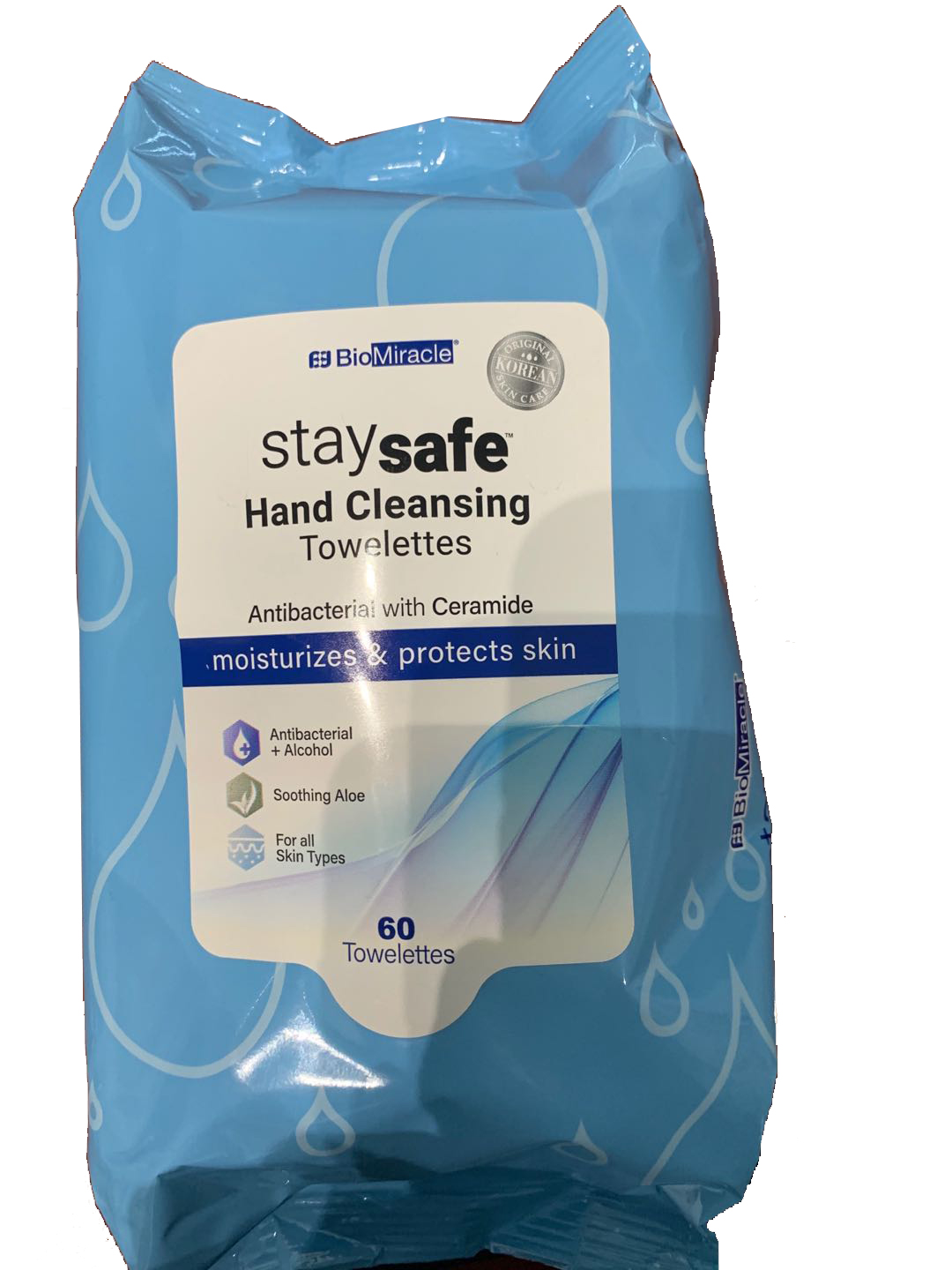 62% Alcohol Clean Wipes (60 pieces Pack)