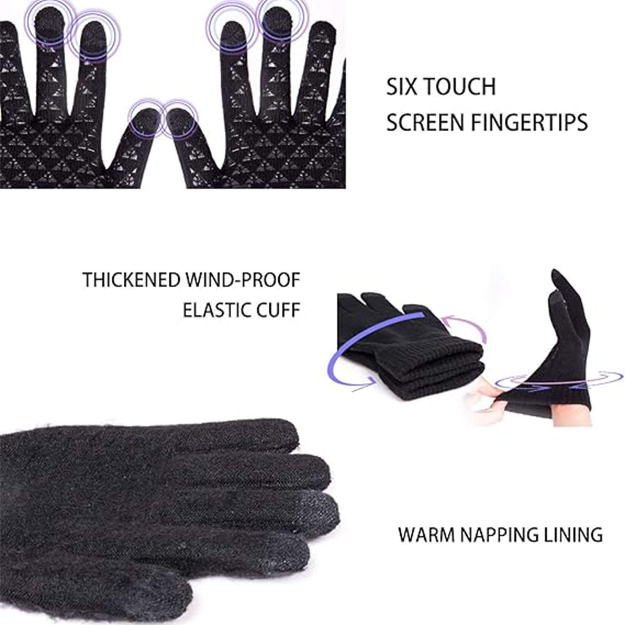 Winter Thermal Gloves for Men & Women with Touchscreen Capability 8
