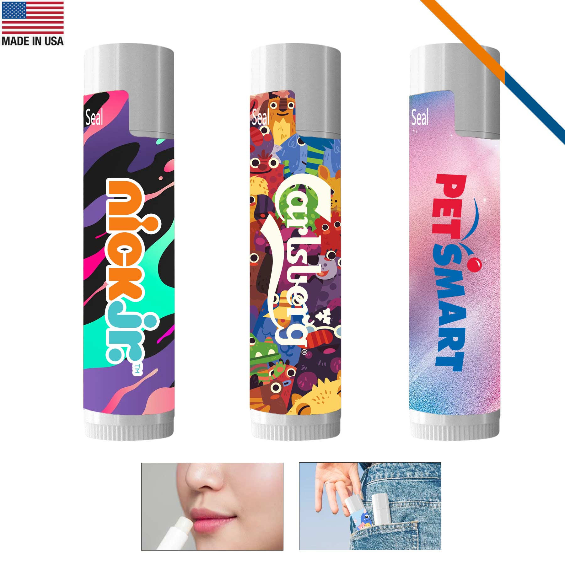 EcoWax White Tube Natural Lip Moisturizer