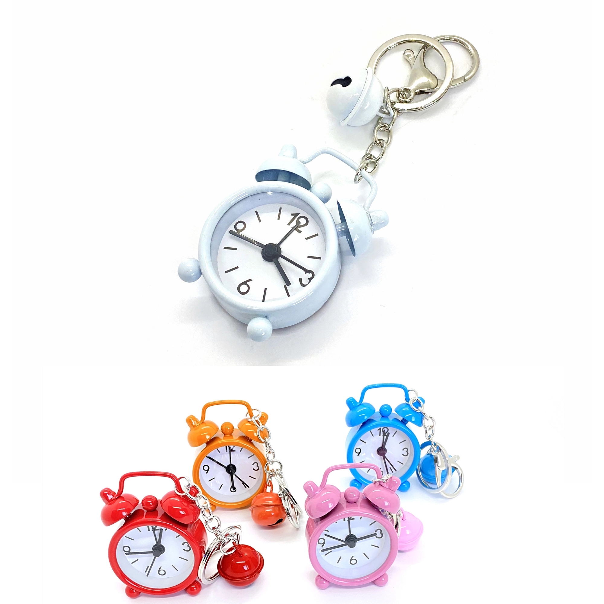 Mini Alarm Clock Key Chain MOQ 20PCS 6